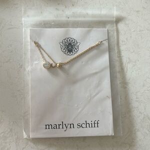 Marlyn Schiff gold dainty necklace New in box